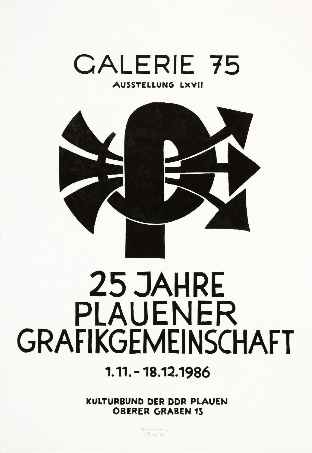 Lothar Rentsch, 25 Jahre Plauener Grafikgemeinschaft